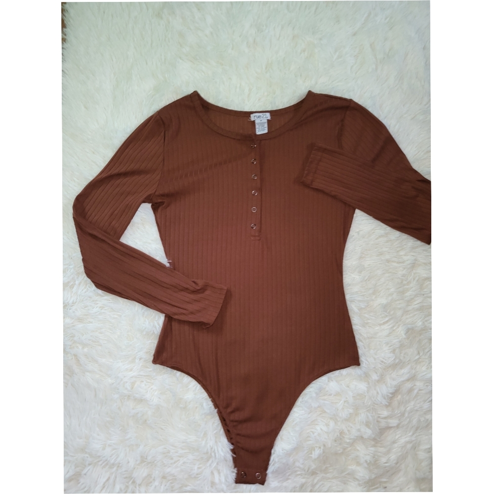 Rue21 Brown Bodysuit - Picture 2 of 5